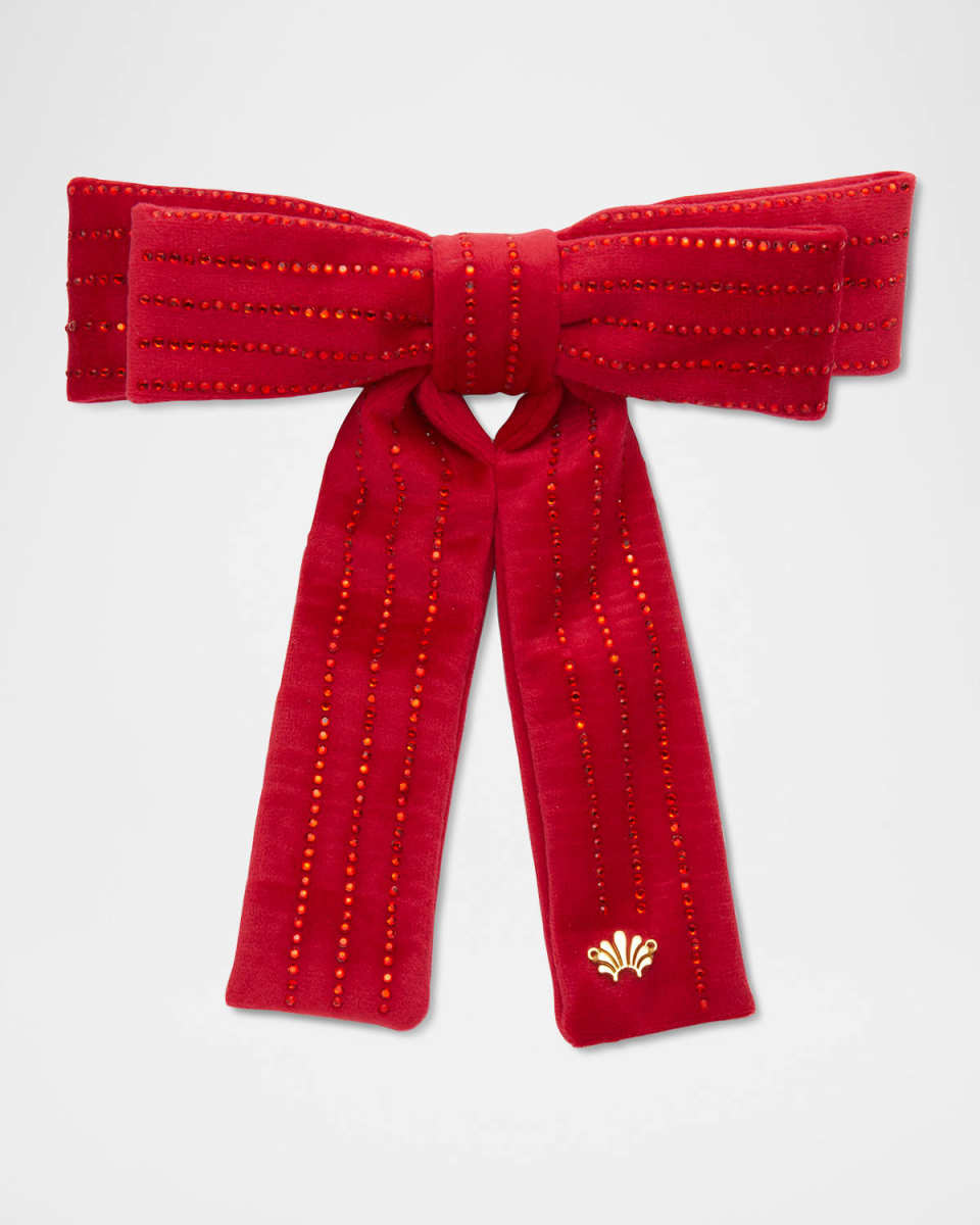 Antoinette Pinstripe Bow